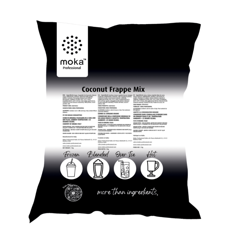 Coconut Frappe Mix Moka Professional 1 kg bag