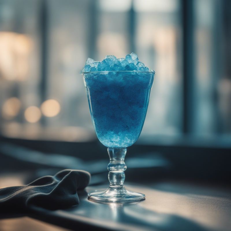 Blue Bubblegum Granita Mix Moka Professional beverage