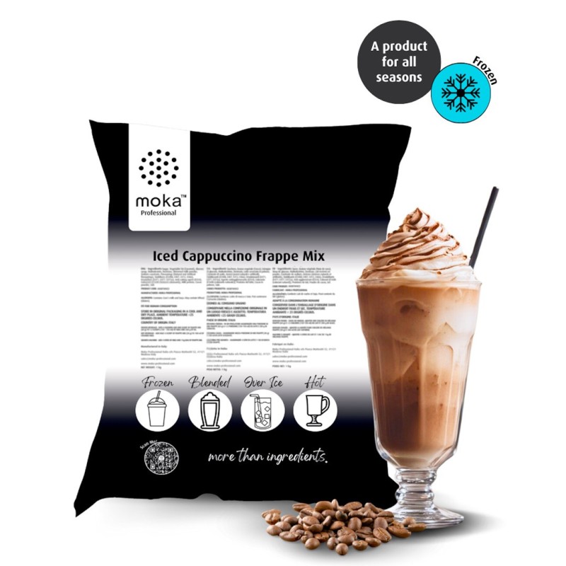 Iced Cappuccino Frappe Mix 1kg Moka Professional